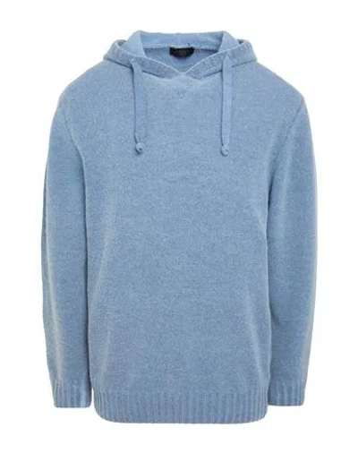 Outfit Out/fit Man Sweater Light Blue Size Xl Wool, Polyamide In Blue