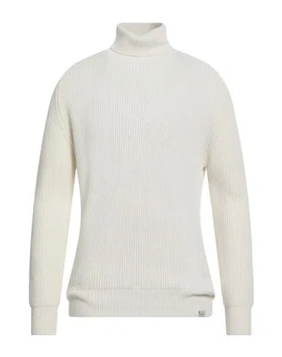 Liu •jo Man Man Turtleneck Off White Size Xl Acrylic, Virgin Wool In White