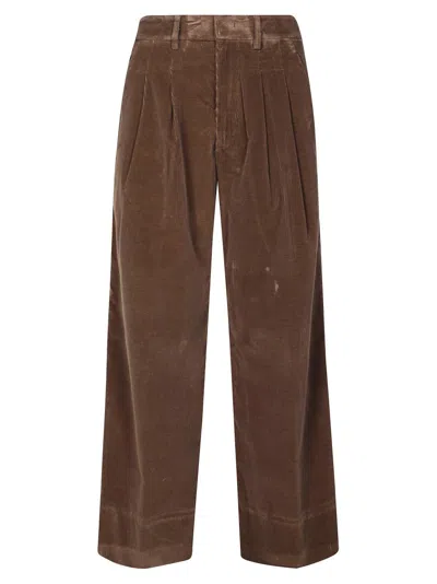 Dondup Eloise Pleated Trousers In Multi