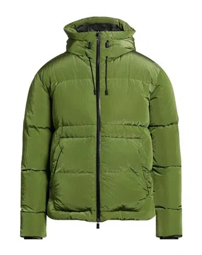 Herno Laminar Man Puffer Green Size 42 Polyamide In Green