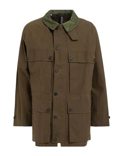 Mackintosh Man Jacket Military Green Size L Cotton In Green