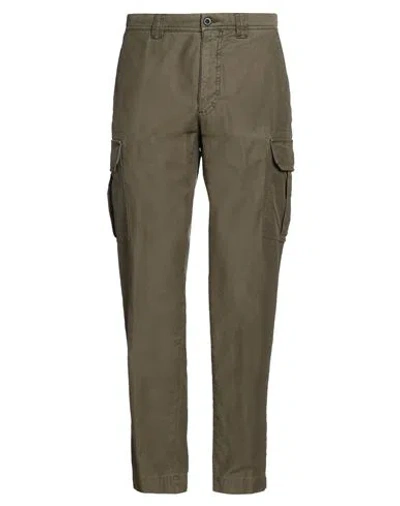 Incotex Slacks By Slowear Man Pants Military Green Size 34 Cotton, Elastane In Green