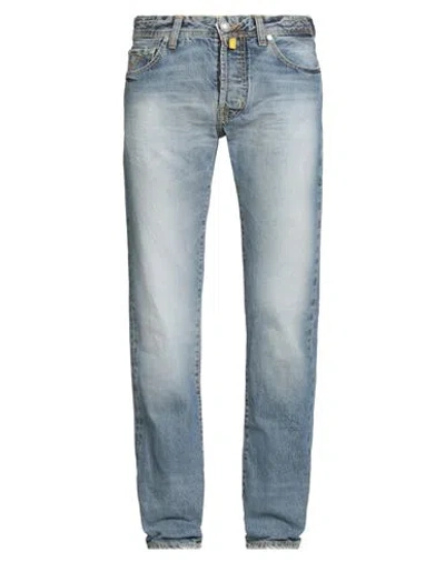 Jacob Cohёn Man Jeans Blue Size 33 Cotton In Blue
