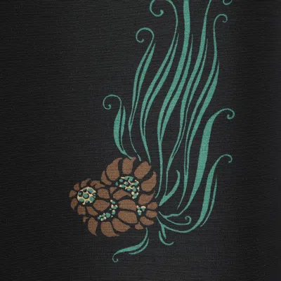 La Doublej Let Loose Floral-print Trousers In Black