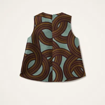 La Doublej La Scala Top In Multi