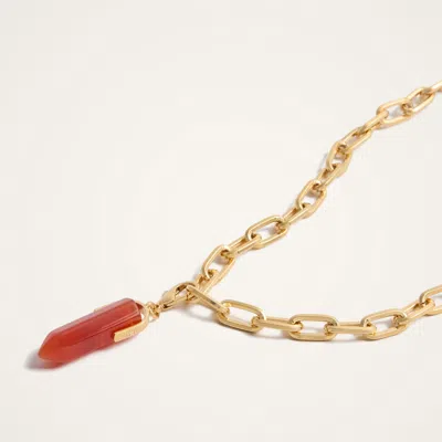 La Doublej Pillar Charm In Red