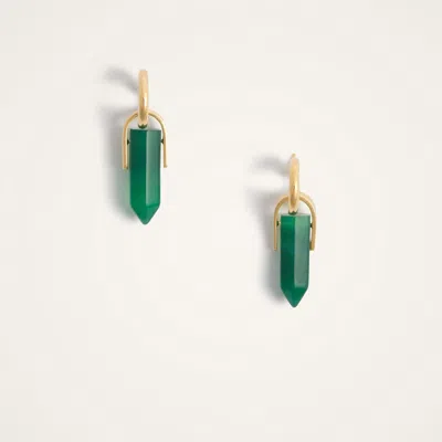 La Doublej Pillar Earrings In Gold