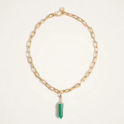 La Doublej Pillar Charm In Gold