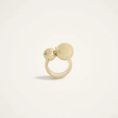 La Doublej Jingle Ring In Gold
