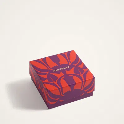 La Doublej Pillar Earrings In Red