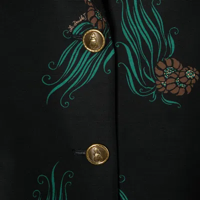 La Doublej Jones Floral-print Button Jacket In Multi