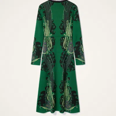 La Doublej Bee Dress In Green