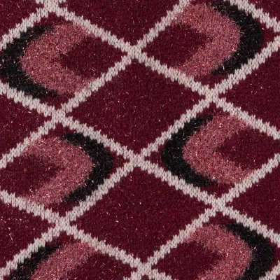 La Doublej Jacquard-knit Coat In Brown