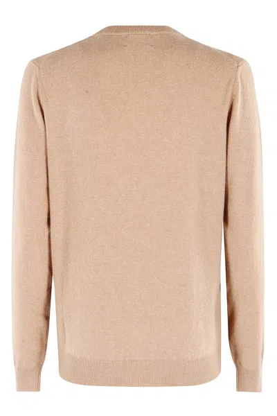 Malo Crew-neck Sweater In Brown