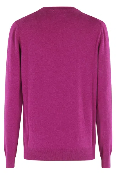Malo Crew-neck Sweater In Pink
