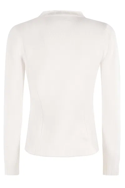 Malo Girocollo In White