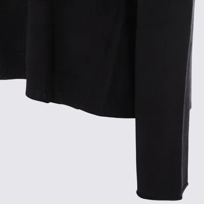 Fabiana Filippi Black Wool Knitwear In Black