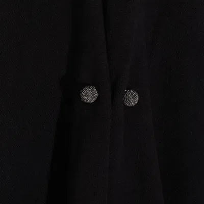 Fabiana Filippi Black Wool Knitwear In Black