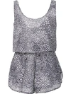 Stella Mccartney Mixed Animals & Elastic All In One Printed Coverup