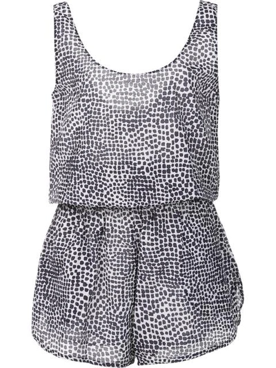 Shop Stella Mccartney 'midnight Animal' Playsuit