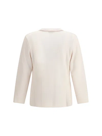 Lardini Double-breasted Pocket Blazer In Neutral