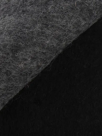 Loewe Scarf In Alpaca And Wool Blend In Black