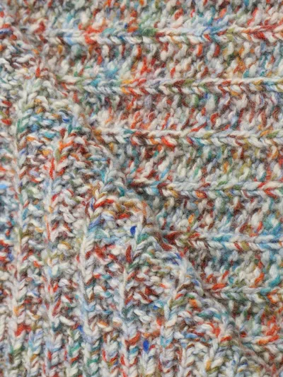 Loewe Wool And Cashmere Blend Scarf In Multi