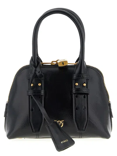 Pinko Bowling Mini Handbag In Black
