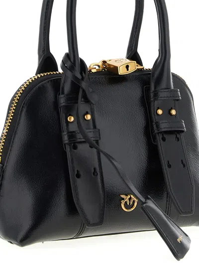 Pinko Bowling Mini Handbag In Black