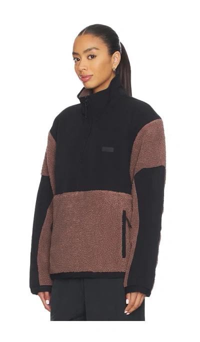 Skims Teddy Oversized Quarter-zip Sweater In Multi