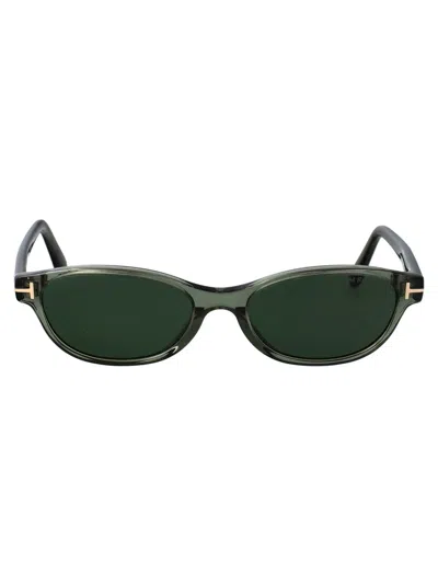 Tom Ford Chloe 52mm Oval Sunglasses In Gray