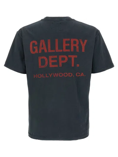 Gallery Dept. Graphic Print Crew Neck T-shirt In Black