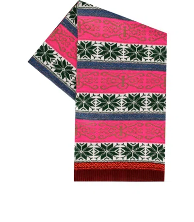 Essentiel Antwerp Icharpe Fuchsia Scarf In Pink
