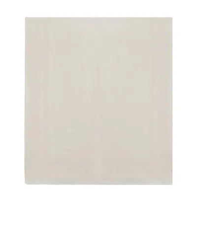 Elisabetta Franchi Milk Foulard Scarf In White