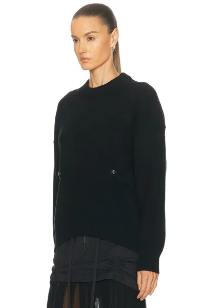 Alexander Wang Crewneck Sweater In Black