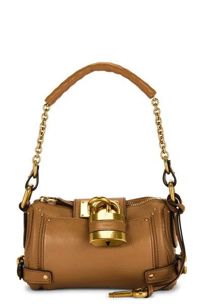 Chloé Chloe Women Biscuit Leather Small Paddington Shoulder Bag In Brown