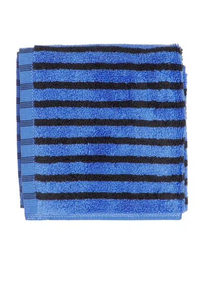 Tekla Sailor Stripes Guest Towel In Blue