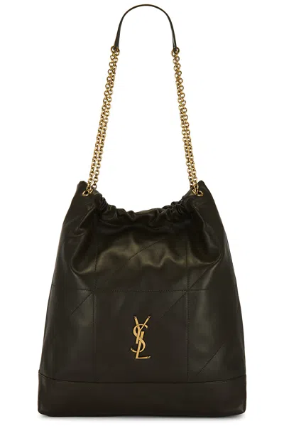 Saint Laurent Large Jamie Pochon Bag In Brown