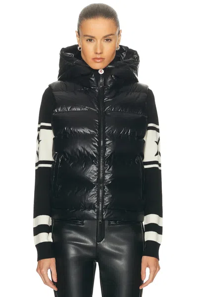 Perfect Moment Polar Flare Gilet In Black