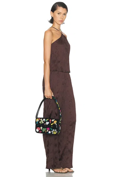 Staud Tommy Beaded Caviar Bag In Multi