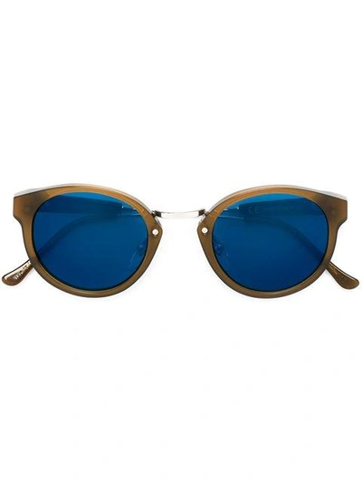 Shop Retrosuperfuture 'panama' Sunglasses In Brown