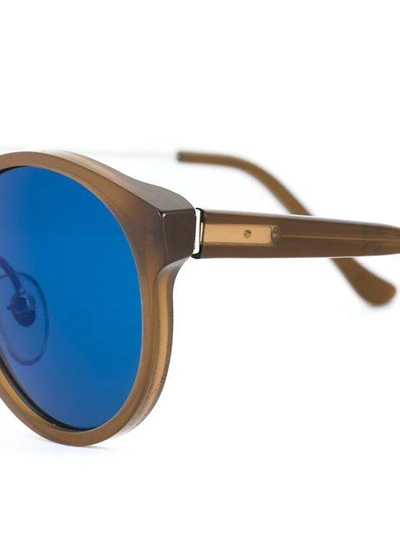 Shop Retrosuperfuture 'panama' Sunglasses In Brown