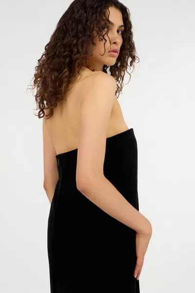 Roberto Cavalli Dress With Gold Leaf Embellishment In Black