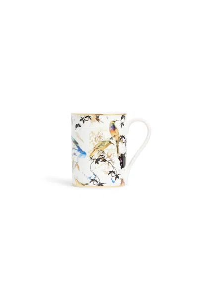 Roberto Cavalli Mug Garden's Birds Collection In Multi