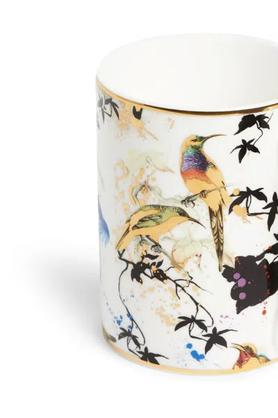Roberto Cavalli Mug Garden's Birds Collection In Multi