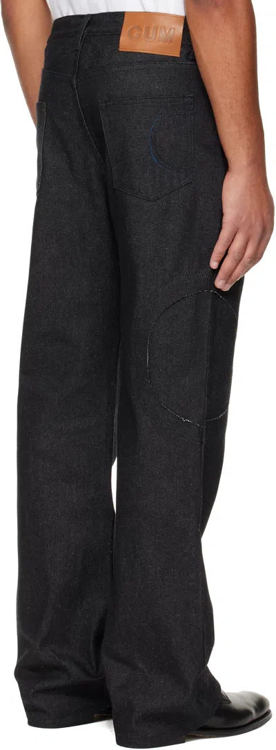 Edward Cuming Circle Window V01s Jeans In Black
