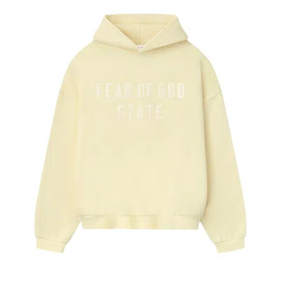 Pre-owned Essentials Fear Of God  90s Hoodie 'garden Yellow' | Men's Size S