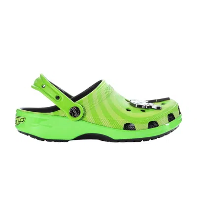 Pre-owned Crocs Wmns Classic Clog 'the Powerpuff Girls - Buttercup' | Green | Women's Size 6