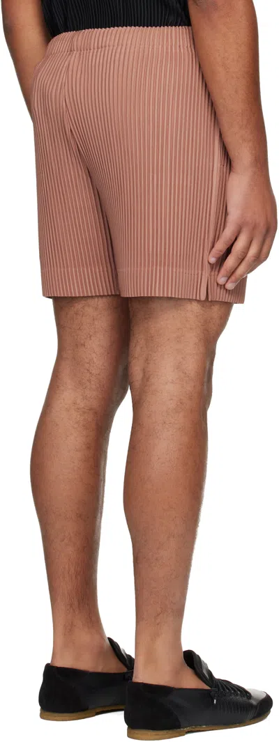 Issey Miyake Tan Monthly Color July Shorts In Pink