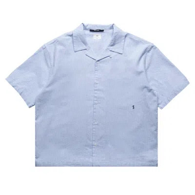 Pre-owned Ksubi Caring Diner Short-sleeve Shirt 'tru Stripe' | Blue | Men's Size S